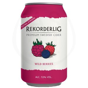 Rekorderlig Wild Berries EXTRA STRONG mit Pfand 24x0,33l