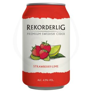 Rekorderlig Strawberry-Lime mit Pfand 24x0,33l