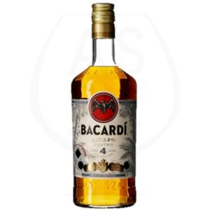 Bacardi Rum Anejo Cuatro 4y 1,0l